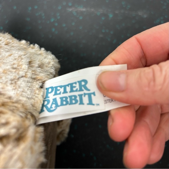 Plush Peter Rabbit Basket with Blue Jacket - Picture 5 of 5